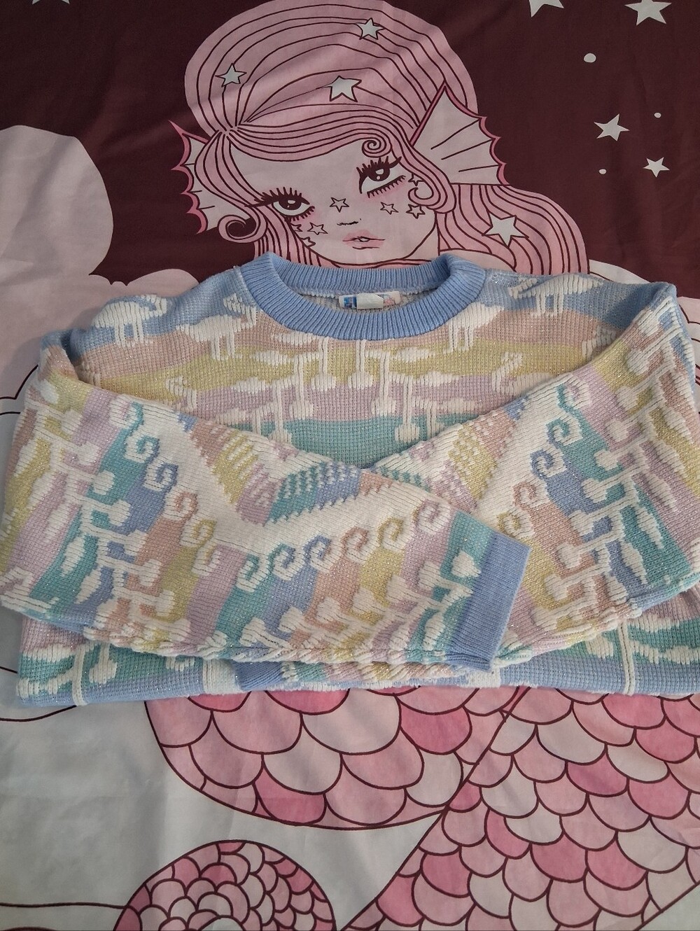 Retro ROSE Sweater - Picture 3 of 10